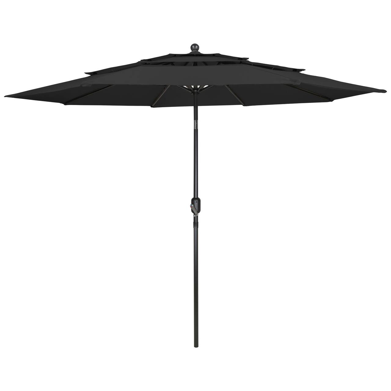 9.75ft. Outdoor Patio Market Umbrella with Hand Crank & Tilt